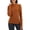 Brown, variant on Women's Thermal Tops Winter Long Sleeve Shirts Warm Base Layer Running Gear Mock Neck Clothes Workout Black S