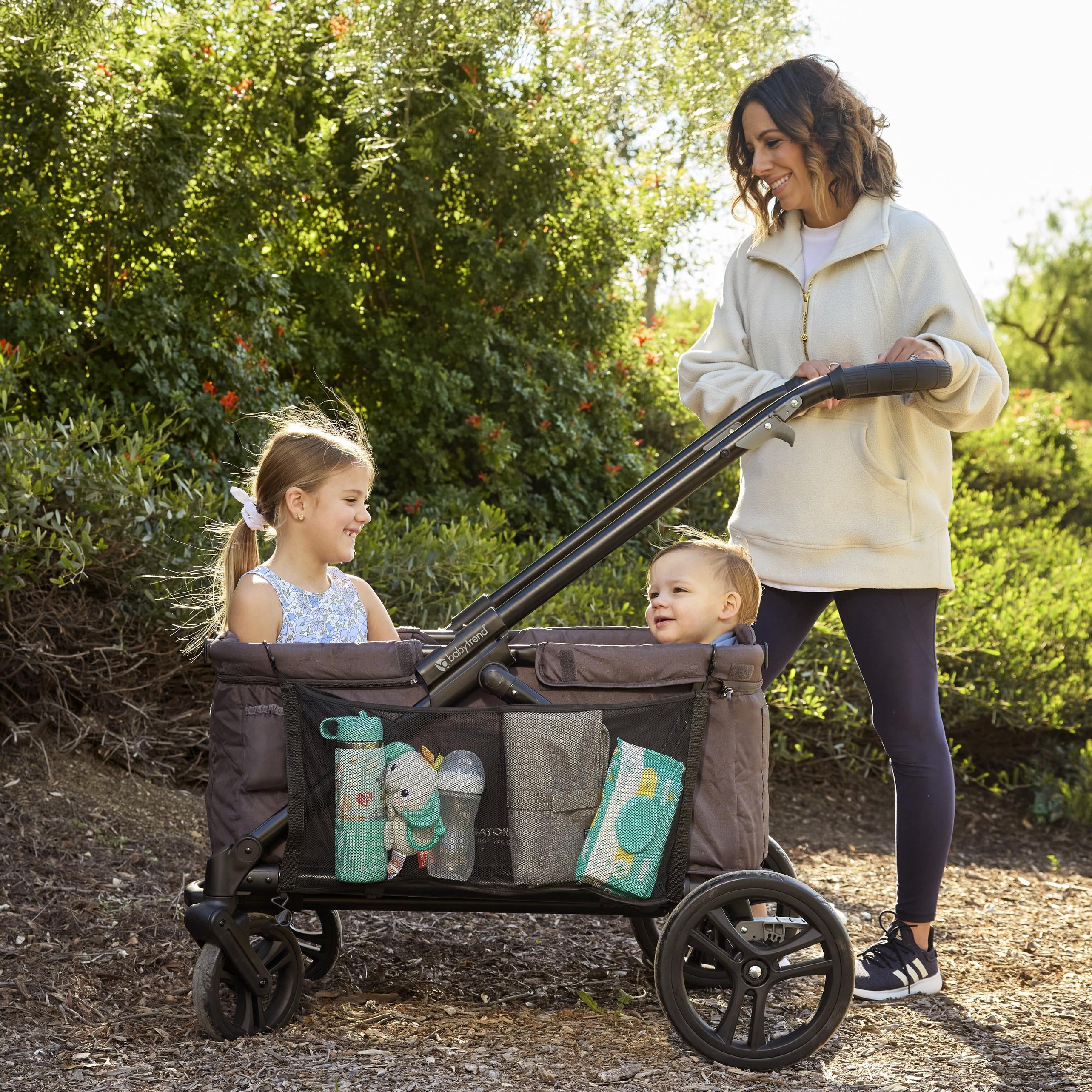 J.L. Childress Universal Stroller Wagon Netting - Mesh Organizer, Stroller Accessories, Storage