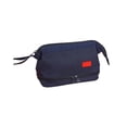thumbnail image 2 of Hyknon Large Capacity Pencil Case Pen Pouch, Multi-layered Pencil Holder, Simple Stationery Bag with Zipper, Storage Slots Pen Pouch for Women Adult, Portable Storage Bag for Makeup College, Navy, 2 of 6