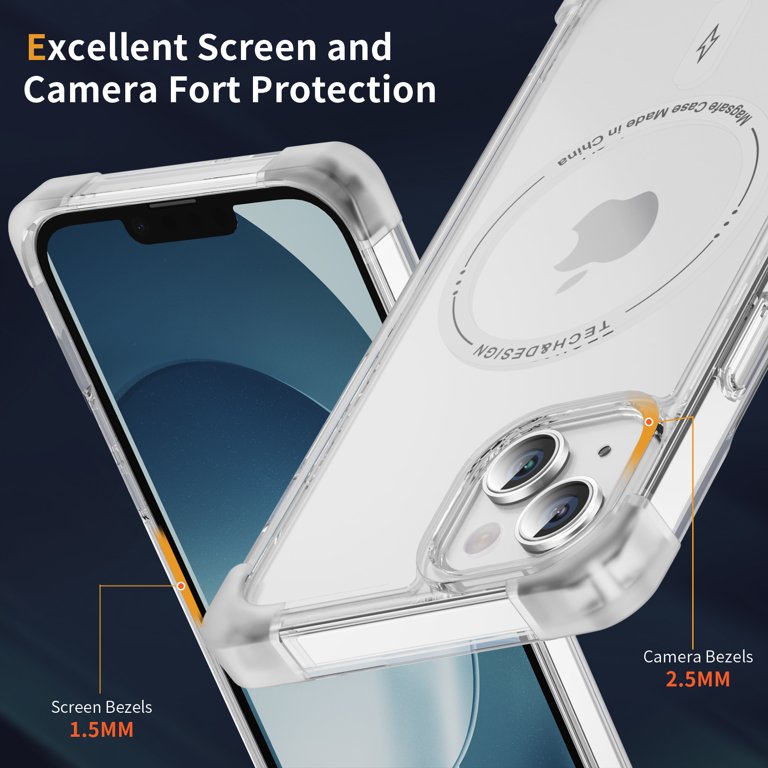 Allytechgroup Magnetic Compatible with iPhone 12 Pro Max Clear