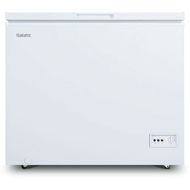 Galanz 7-Cu. Ft. Manual Defrost Chest Freezer in White - Walmart.com