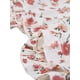 thumbnail image 5 of Camisa de verano con estampado floral para mujer, cuello en V, botones, volantes, ribete, manga corta, blusa Beige XL, 5 of 5