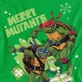 thumbnail image 3 of Teenage Mutant Ninja Turtles Merry Mutants Christmas Kids T Shirt (2) for Toddler Boys and Girls, Kelly Green, 3 of 4
