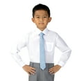 thumbnail image 3 of Spring Notion Boys' Mottled Linen Zipper Necktie, 3 of 5