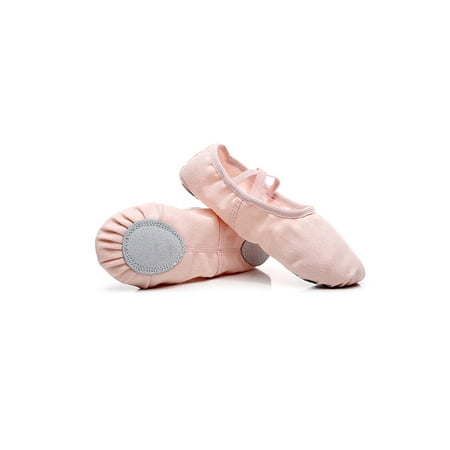 

Tenmix Kids Yoga Lightweight Dance Shoe Stretch Round Toe Slipper Girls Dancing Nonslip Ballet Flats