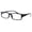 Black, variant on Fake Plastic Square Rim Clear Lens Plano Adult Reading Glasses Men and Women