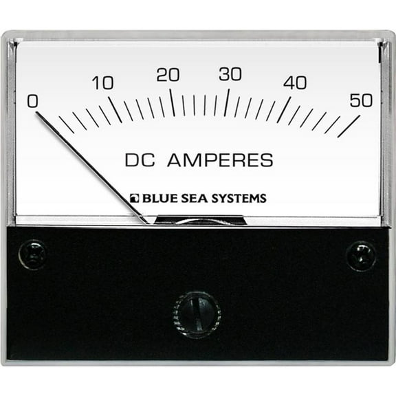 Blue Sea Systems Boat/RV 8022 DC Analog Ammeter 0-50 AMP