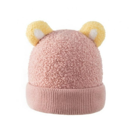 

Winter Beanie Hat for Baby Kids Toddler Infant Newborn Earflap Cute Warm Fleece Lind Knit Cap for Boys Girls