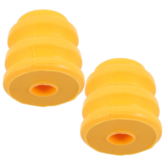 OUNONA 2Pcs Yellow Bumper Stopper Cushion for Car Door Bumpers Stop Rubber Stops 2.6x2.4x2.4in Polyurethane