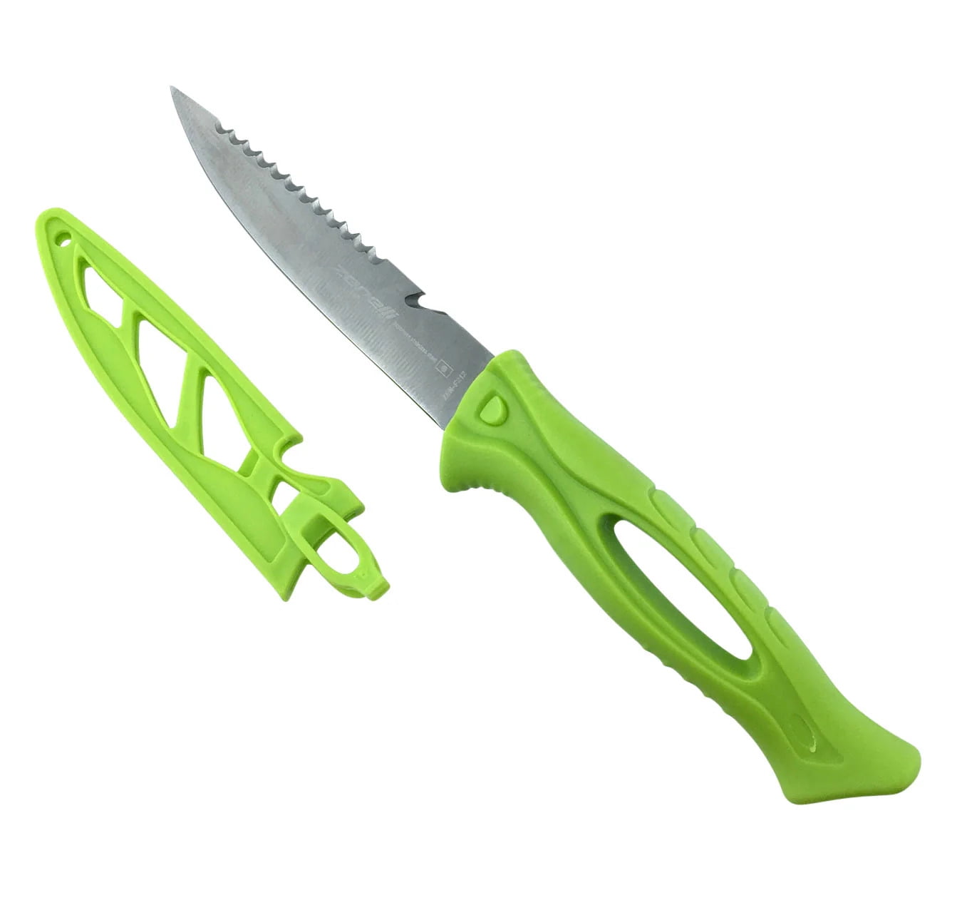 (2 pack) Tsunami Bait Knife 4" – Stainless Steel Blade, Assorted Colors