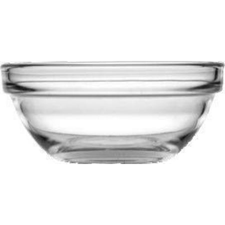 

Madison 3.5 Inch Serving and Prep Bowls | Stackable Microwave and Dishwasher Safe – For Dessert Dips Candies and Recipe Prepping – Set of Twelve (12) Small Clear Glass Bowls