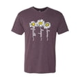 thumbnail image 2 of Wild Bobby, Faith Hope Love Daisy Flower Christian God Religious, Inspirational/Christian, Men Premium Tri Blend Tee, Vintage Purple, Small, 2 of 3