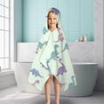thumbnail image 6 of Colorful Dinosaur Assortment Pattern Hooded Bath Towel，50"x30" for Ages 3 To 12 Kids, Quick Dry Lightweight Soft Microfiber Hood Beach Towel Cover Up for Kids, 6 of 7