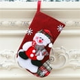 thumbnail image 5 of 4 Pack Christmas Candy Gift Stocking, Medium Xmas Decorative Stocking Set Santa, Snowman Reindeer Bear for Fireplace Decoration Gift Bag Ornaments, 5 of 9