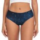 thumbnail image 1 of Fotbe Blue Glitter Retro Calzones Estampados para Mujer – Ropa Interior de Algodón, Cómoda, Suave y Elástica-Small, 1 of 6