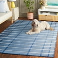 thumbnail image 3 of Safavieh Groove Alaina Geometric Striped Area Rug, Blue/Ivory, 5'3" x 7'6", 3 of 11