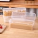 thumbnail image 3 of Contenedor de almacenamiento de alimentos, caja de almacenamiento de cocina con tapa hermética, tarro de 1.5L para pasta y alimentos secos para organizar la despensa, plástico transparente, 3 of 8