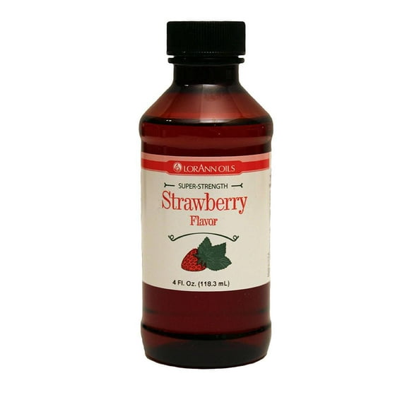 LorAnn Super Strength Strawberry Flavor, 4 ounce bottle