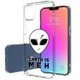 thumbnail image 1 of TalkingCase Slim Case for Apple iPhone 14, Slim Thin Gel Tpu Cover, Earth Meh Alien Print, Light Weight, Flexible, Soft, Anti-Scratch, Printed in USA, 1 of 7