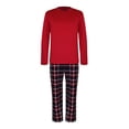 thumbnail image 2 of Pijama Simply Basic para Hombre, Manga Larga Multicolor Talla G, 2 Piezas, 2 of 4