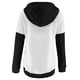 thumbnail image 2 of ICHUANYI Liquidación Mujeres Casual Jersey Patchwork Sudaderas Con Cordón Manga Larga Con Capucha Bolsillo Blusa Tops Sudaderas ICHUANYI WER202308255754, 2 of 6
