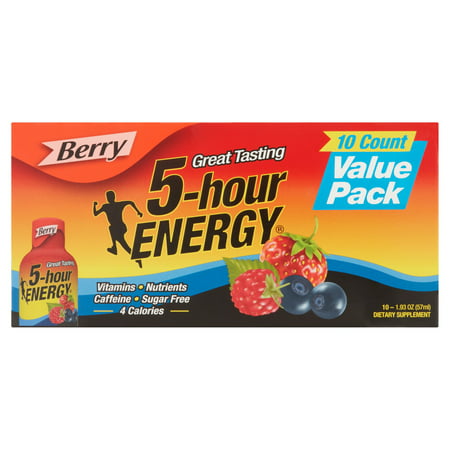 5-hour ENERGY Berry Complément alimentaire Value Pack, 10ct