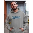 thumbnail image 2 of Brooklyn Campus Style Hoodie Men -Image by Shutterstock, Male 5X-Large, 2 of 4