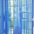 thumbnail image 3 of Home Decor Tulle Voile Window Drape Panel Sheer Scarf Valances Curtain (Red), 3 of 6