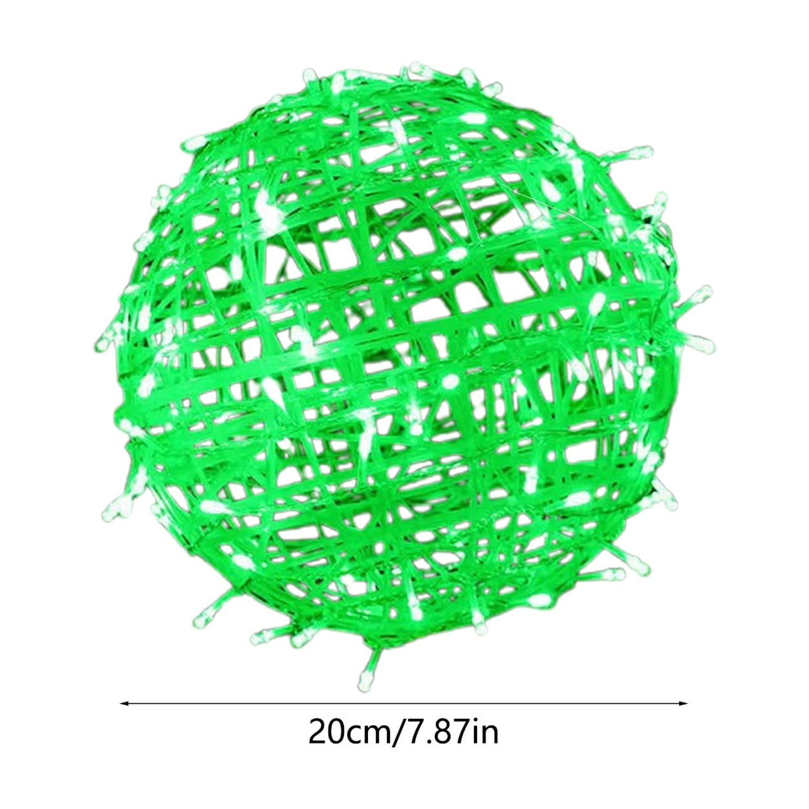 Solar Christmas Ball Lights for Tree Outdoor Lights Solar Sphere String Lights Outside for Window Garden Yard Porch Wedding Party Decorations(4 Pcs)
