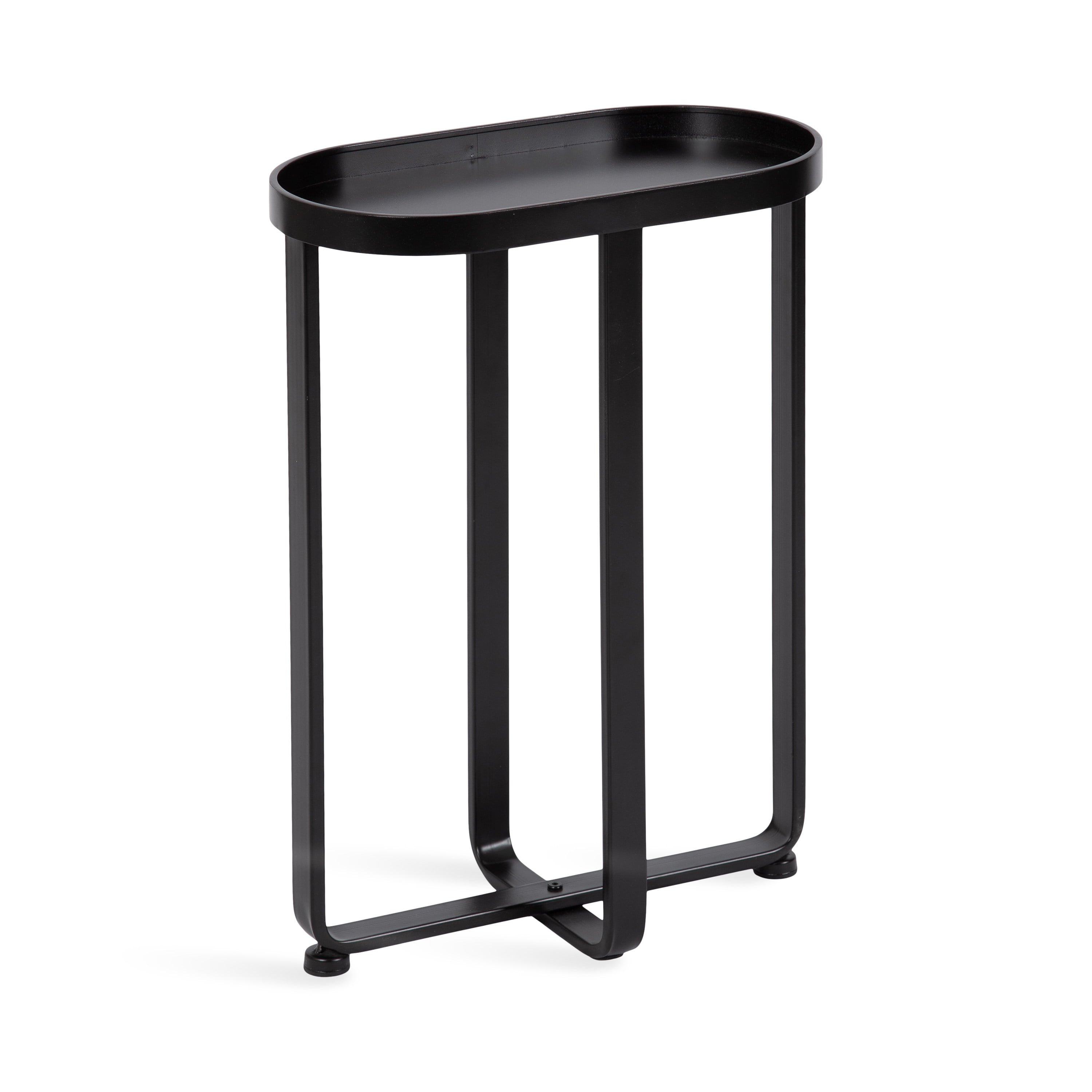 Kate and Laurel Zabel Capsule Narrow Metal Side Table, 17 x 9 x 24