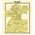 thumbnail image 2 of Warner 15x17 White Modern Wood Framed Museum Art Print Titled - Putnam  Marshall Illinois - Warner 1870, 2 of 4