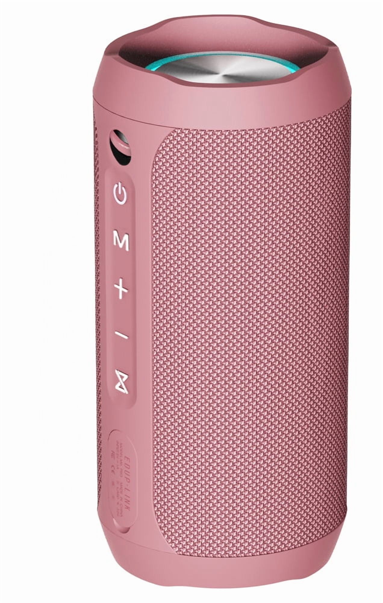 EDUPLINK Bluetooth Portable Speaker, Waterproof, Pink, M6, New