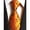 Orange, variant on Men Fashion Paisley Flower Wide Necktie Wedding Party Business Tie