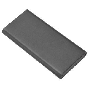 Hard Drive Enclosure, Tyep C To MSATA Solid State Drive Enclosure Heat Dissipation  for Computer Black