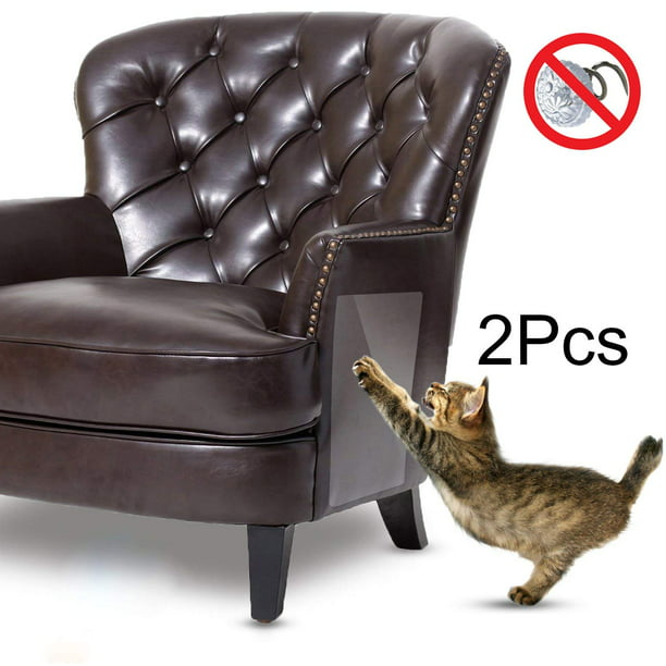 Amerteer 2pcs Pet Couch Protector For, Cat Scratch Leather Sofa Protector