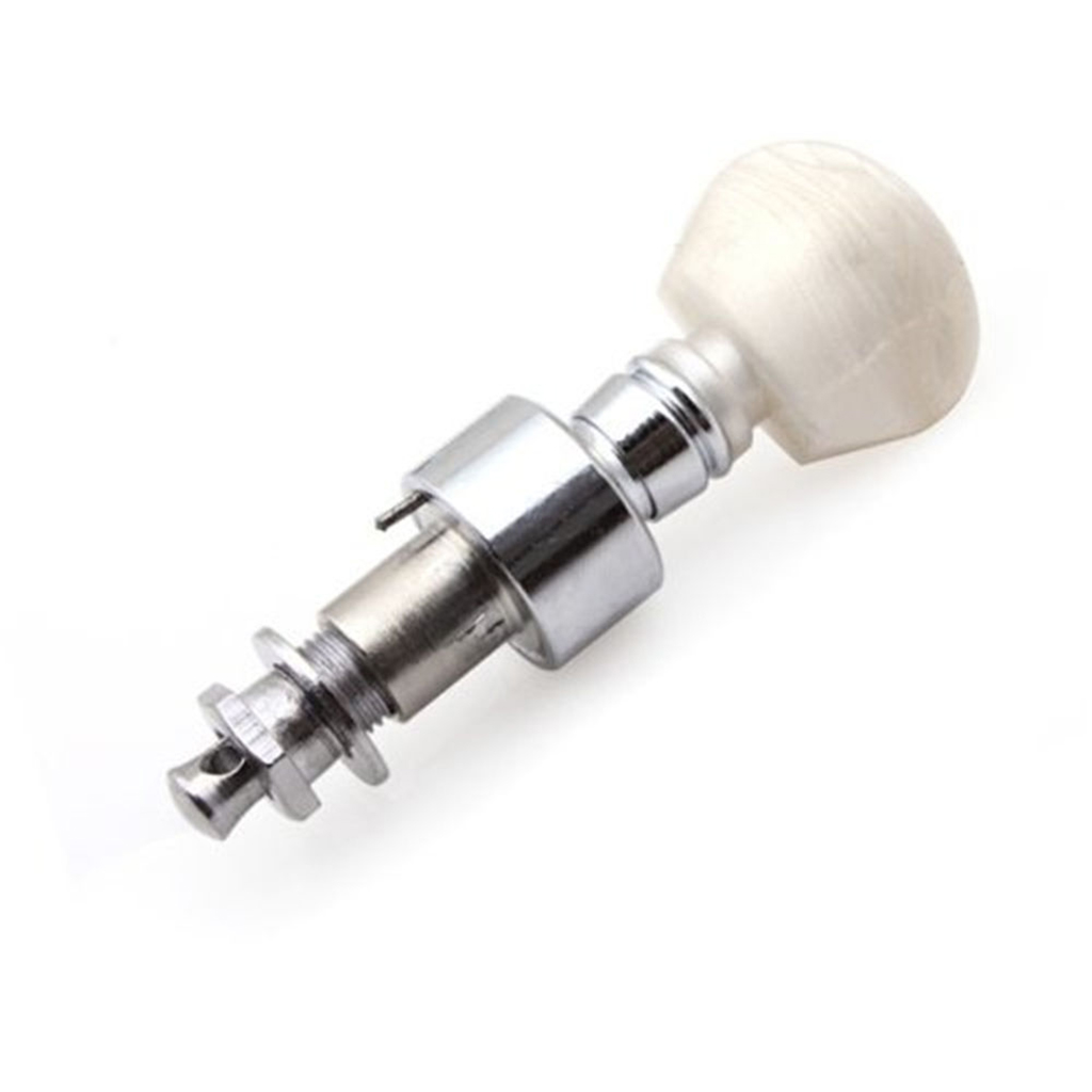 Apooke 5pcs 5 String Banjo Replacement Peg/Key Pearled Machine Head Square Button Tuning Tuner Machine Heads