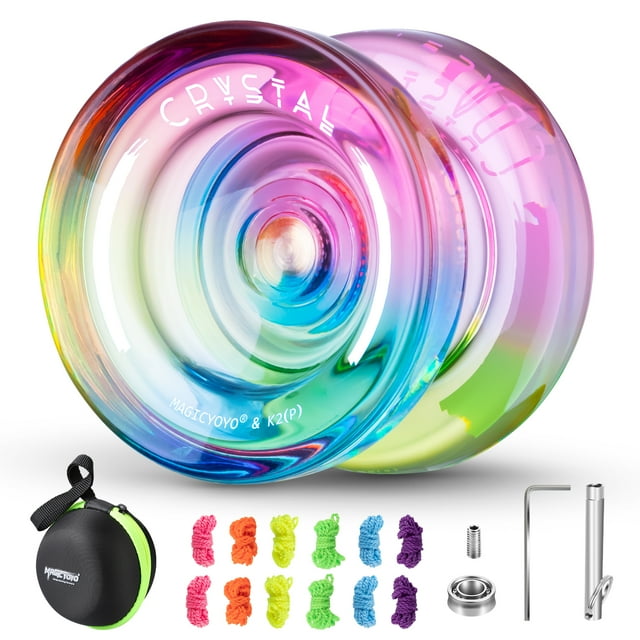 Yo-yo à Double Fonction en Plastique K2 Dégradé Cristal Yoyo