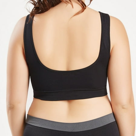 

Tuscom Women S Solid Color Ultra-Thin Plus Size Bra Sports Bra Full Cup Bra Vest Top