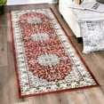 thumbnail image 4 of MDA Rugs Imports Vaso Collection Red/Cream Traditional Polypropylene Area Rug 9'6" X 13'10" 10' x 14', 4 of 5