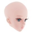thumbnail image 4 of Cabeza De Muñeca De Niña De Plástico 4D Pestañas De Ojos Reales Para Partes Del Cuerpo De Muñeca 1/3 Sunnimix Parte de la cabeza de la muñeca BJD Girl, 4 of 8