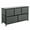 Dark Grey, variant on ZENY 5 Drawer Fabric Dresser Chests Wide Storage Tower Organizer Unit for Bedroom Livingroom Closet Hallway, Dark Grey