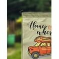 thumbnail image 2 of Printtoo Tan Home Is Where We Park It Motorhome 12.5x18 Inches Double SidedFlagsDouble Sided CampFlagCampsiteFlagPersonalized Camping Flags, 2 of 4