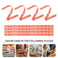 thumbnail image 2 of Shisuyan 1000pcs Packing Ribbons Kraft Paper Ties for Sweet Bags Ties Birthday Party Gift Packaging, 2 of 9