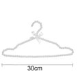 thumbnail image 2 of 10 Pack Pearl Beads Plastic Elegant Clothes Hangers Standard Hangers For Adults And Children, 2 of 5