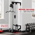 thumbnail image 3 of Cable Crossover Machine, Lat Pulldown Cable Training for Home Gym Station, Wall Mounted Pulley Tower functional trainer with Adjustable 18 Positions Dual Pulley System, 3 of 7