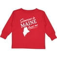 thumbnail image 3 of Inktastic Someone in Maine Loves Me Boys or Girls Long Sleeve Toddler T-Shirt, 3 of 5