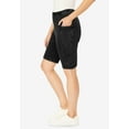 thumbnail image 3 of Woman Within Plus Size Stretch Cotton Pocket Bike Short, 3 of 3