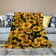 thumbnail image 2 of ONETECH  Fall Throw Blanket Sunflower Soft Lightweight Cozy Warm Blankets &amp; Throws for Couch Bedroom Living Room, 2 of 6
