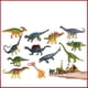 thumbnail image 5 of Minifiguras de dinosaurio realistas Yotijar 12 Uds Mini tiranosaurio Rex escultura decoración de pasteles, 5 of 8
