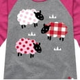 thumbnail image 3 of Case IH - Patterned Sheep - Toddler Girl Short Sleeve T-Shirt, 3 of 4